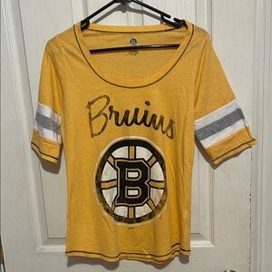 Boston Bruins Ladies NHL Scoop Neck T-Shirt